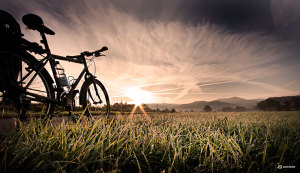 Richtung Alpiner Pfad Feldberg mit dem Rad